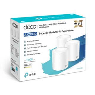 TP-Link Deco X60 (3-pack) AX5400 Whole Home Mesh Wi-Fi 6 System  (WIFI6)