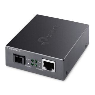 TP-Link TL-FC111PB-20 10/100Mbps WDM Media Converter with 1-Port PoE - IEEE 802.3u