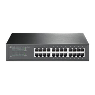 TP-Link TL-SG1024D 24-Port Gigabit Desktop/Rackmount Unmanaged Switch energy-efficient Supports MAC Plug  play 48Gbps Switching Capacity