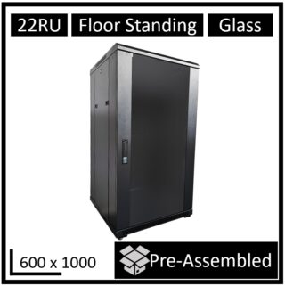 LDR Assembled 22U Server Rack Cabinet (L600mm x W1000mm x H1070mm)