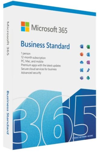 Microsoft 365 Business 2021 Standard Retail English APAC 1 User 1 Year Subscription