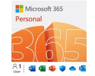 Microsoft 365 Personal 2023 English APAC 1 Year Subscription Medialess NEW for PC  Mac.