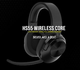 Corsair HS55 Wireless Core Carbon WL  Bluetooth