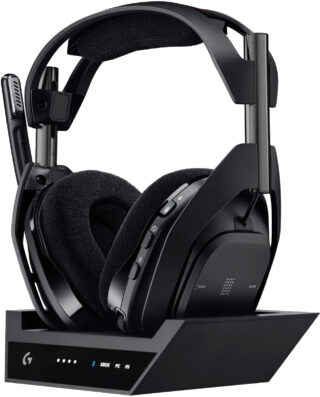 Logitech G ASTRO A50 X LIGHTSPEED Wireless Gaming Headset + Base Station (BLACK) Frequency Response 60-20