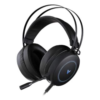 RAPOO VH160 Gaming Headset 7.1 Surround Sound Stereo Headphone USB Microphone Breathing RGB LED Lightweight