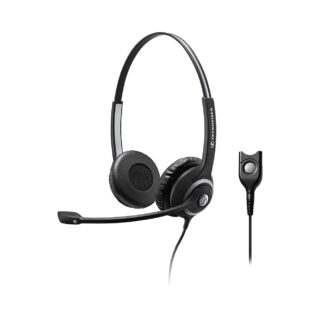 EPOS | Sennheiser SC 260 Wide Band Binaural headset with Noise Cancelling mic - high impedance for standard phones