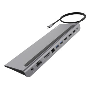 mbeat Elite Triple Display USB-C Docking Station with 100W Power Delivery 1xHDMI