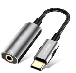 mbeat®  "ToughLink" USB-C to 3.5mm Headphone Audio Adapter(LS)
