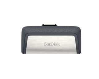 SanDisk 32GB Ultra Dual Drive Go 2-in-1 USB-C  USB-A Flash Drive Memory Stick 150MB/s USB3.1 Type-C Swivel for Android Smartphones Tablets Macs