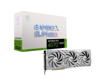 MSI GeForce RTX 4070 Ti SUPER 16G GAMING X SLIM WHITE Video Card  2670MHz Boost Clock