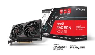 SAPPHIRE PULSE AMD RADEON™ RX 6600 Gaming Graphics Card 8GB GDDR6