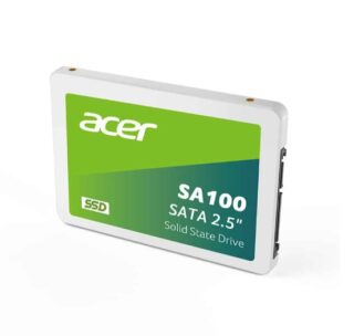 ACER SA100-480GB 2.5âł SATA lll SSD Writing Speed 493 MB/s Reading Speed 560 MB/s BL.9BWWA.103 - 3 Year Warranty