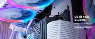 Antec Fusion 5x 120mm ARGB PWM HB white Fans + ARGB Controller