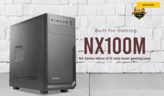 Antec NX100M mATX Business Office Case +  True 450w Continuos PSU. 1x 5.25" ODD