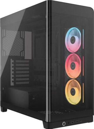 Corsair FRAME 4500X LX-R RGB LINK Panoramic Glass Mid-Tower PC Case Black: up to 460mm GPU