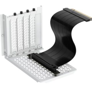 Corsair 6500 Series Vertical GPU Mount Kit - WHITE  *Compatible with CORSAIR 6500 Series cases only(LS)