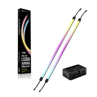 Corsair iCUE LINK LS350 Aurora RGB Light Strips - 350mm Kit– 350×10×10mm