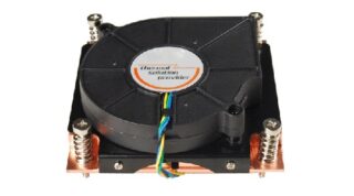 TGC Chassis Accessory 1U Universal CPU Active Cooler (Full Copper) for for 1155