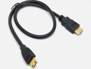 8Ware 4K 2m Mini HDMI to Speed HDMI Cable Male to Male Cord Ultra HD Video Audio Cable for TV/ Monitor/ Projector/ Laptop