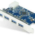 Astrotek 4x Ports USB 3.0 PCIe PCI Express Add-on Card Adapter 5Gbps Windows XP/7/8/10 Server 2008  later Renesas 720201 Chipset Full Height