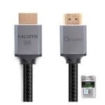 Oxhorn HDMI2.1 8K@60Hz 3D Ultra Certified Ethernet Aluminum Header Cable 1.8m Male to Male Retail Pack