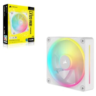 Corsair iCUE LINK LX120 RGB 120mm PWM Single Fan Expansion - White