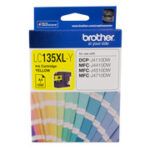 Brother LC-135XLY Yellow Ink Cartridge- MFC-J6520DW/J6720DW/J6920DW and DCP-J4110DW/MFC-J4410DW/J4510DW/J4710DW -  1200 pages