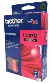 Brother LC-67M Megenta Ink Cartridge- to suit DCP-385C/395CN/585CW/6690CW/J715W