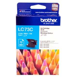 Brother LC-73C Cyan High Yield Ink- DCP-J525W/J725DW/J925DW