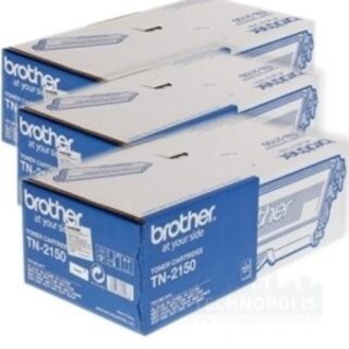 Brother TN-2150 Mono Laser Toner Cartridge Triple pack -HL-2140/2142/2150N/2170W