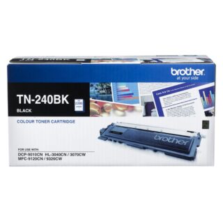 Brother TN-240BK COLOUR LASER TONER-BLACK TONER CARTRIDGE TO SUIT HL-3040CN/3045CN/3070CW/3075CW
