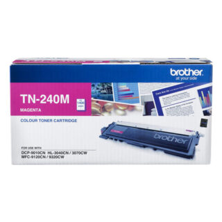 BrotherTN-240M COLOUR LASER TONER-MAGENTA TONER CARTRIDGE TO SUIT HL-3040CN/3045CN/3070CW/3075CW