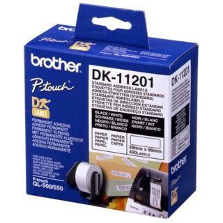 Brother WHITE STANDARD ADDRESS LABELS