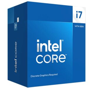 (LS)Intel i7 14700F CPU 4.2GHz (5.4GHz Turbo) 14th Gen LGA1700 20-Cores 28-Threads 61MB 65W Graphics Card Required Retail Raptor Lake with Fan