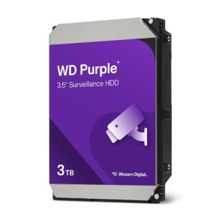 Western Digital WD Purple 3TB 3.5" SATA Surveillance HDD 256MB Cache 3-Year Limited Warranty