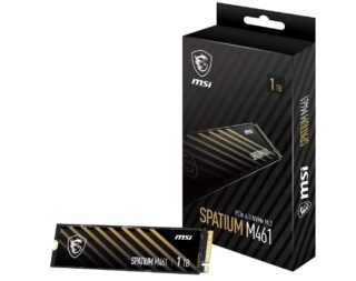 MSI SPATIUM M461 PCIe 4.0 NVMe M.2 1TB Internal SSD PCIe Gen4 NVMe (SPATIUM M461 PCIe 4.0 NVMe M.2 1TB)