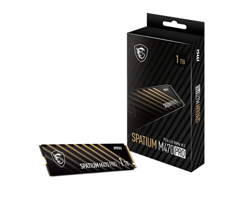 MSI SPATIUM M470 PRO PCIe 4.0 NVMe M.2 1TB SSD