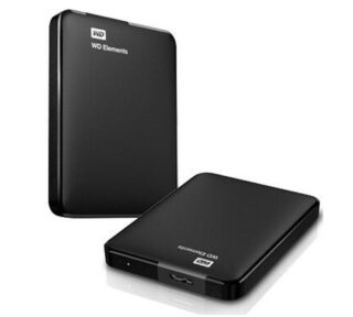 Western Digital WD Elements 1TB USB 3.0 2.5" Portable External Hard Drive - Slim Light Durable Shock Proof Black Plug Play NTFS for Windows 10/8.1/7