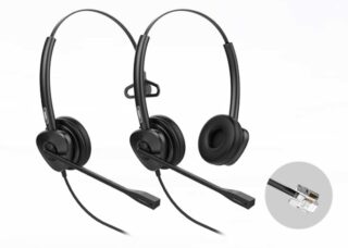 Fanvil HT302 RJ9 Dual Headset - OverThe Head Design