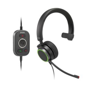 SNOM A330M Over-Ear USB-A Mono Headset