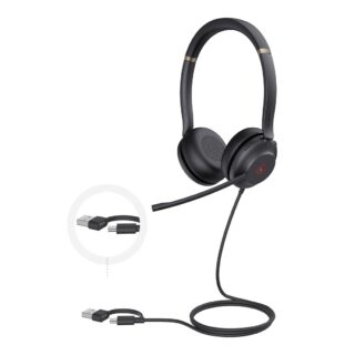 Yealink UH37 Dual USB-C/A USB Wired Headset