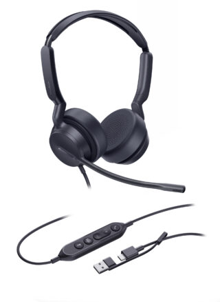 Yealink UH42 Dual Teams USB-C/A Microsoft Certified Teams USB Wired Headset