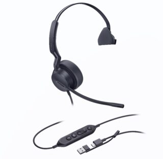 Yealink UH44 Mono Teams USB-C/A Microsoft Certified USB Wired Headset