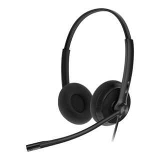 Yealink YHS34 Lite Dual Wired Headset with QD to RJ Port