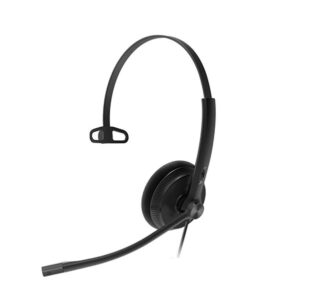 Yealink YHS34 Lite Mono Wired Headset with QD to RJ Port