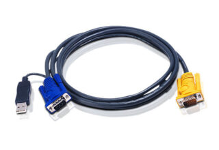 Aten KVM Cable 1.8m with 3 in 1 SPHD to VGA  USB
