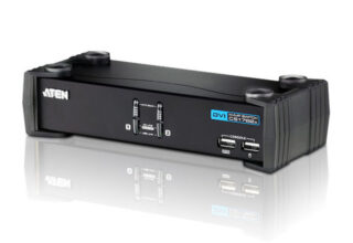 Aten Desktop KVMP Switch 2 Port Single Display DVI w/ audio