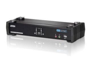 Aten Desktop KVMP Switch 2 Port Single Display DVI w/ 7.1 audio