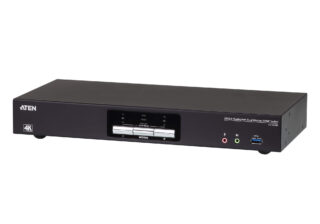 Aten Desktop KVMP Switch 2 Port Dual Display 4k DisplayPort w/ audio