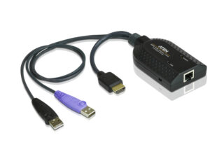 Aten HDMI USB KVM Adapter Cable with Virtual Media  Smart Card Reader Support for KN/KM/KH series